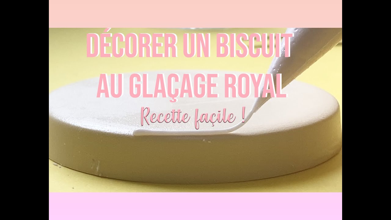 Décorer un biscuit au glaçage royal , les bases.