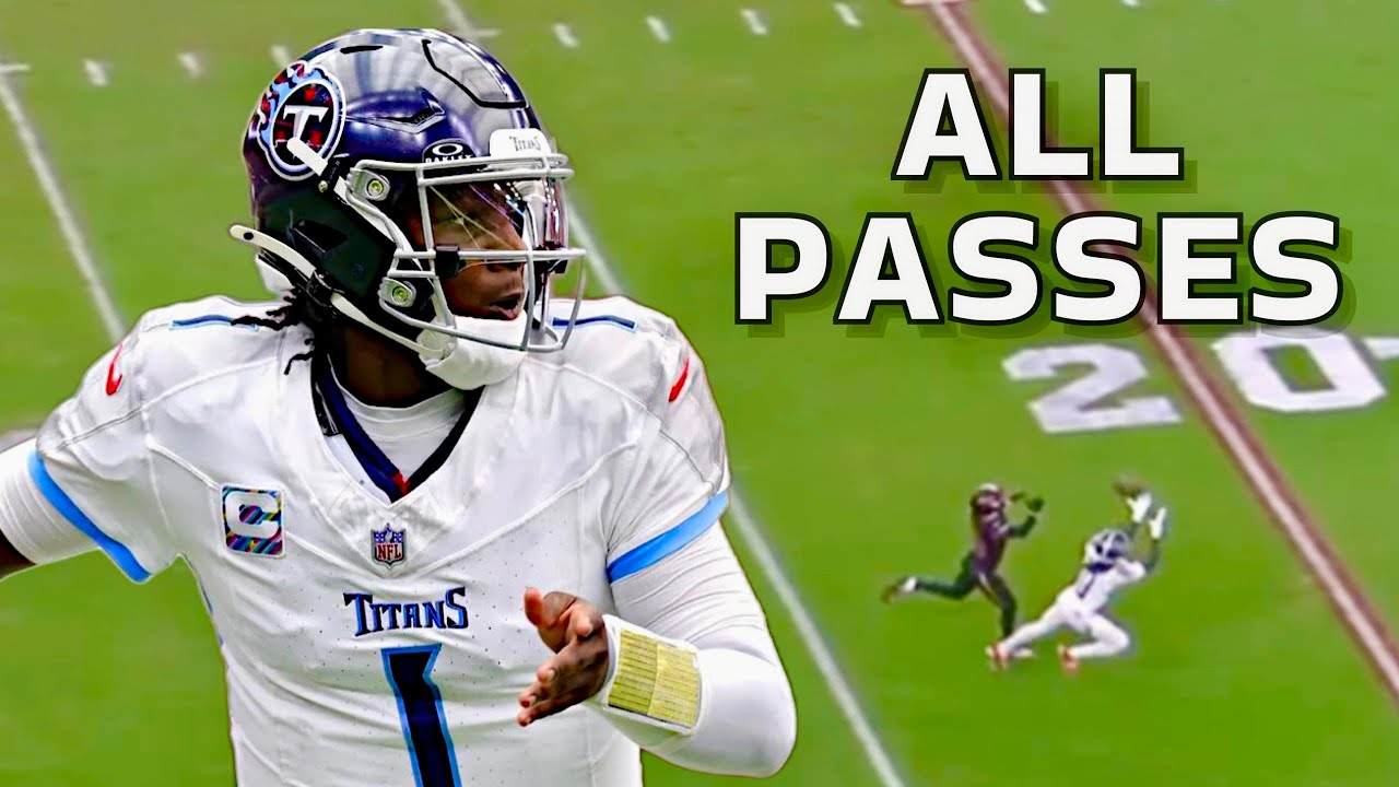 Every Cam Ward Pass and Run Vs Cardinals | Week 5 NFL Highlights