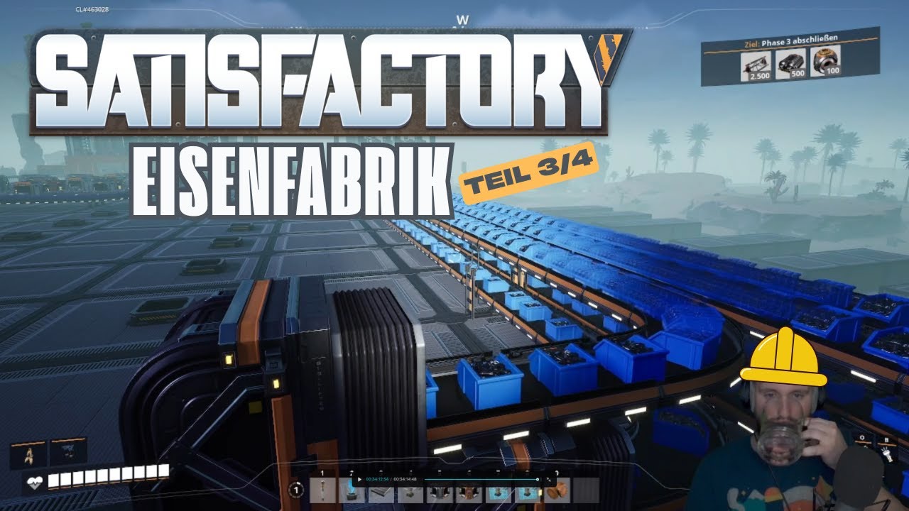 Satisfactory Anfänger 🏭 | Eisenfabrik bauen (Platten, Stangen & Schrauben) Teil 3/4