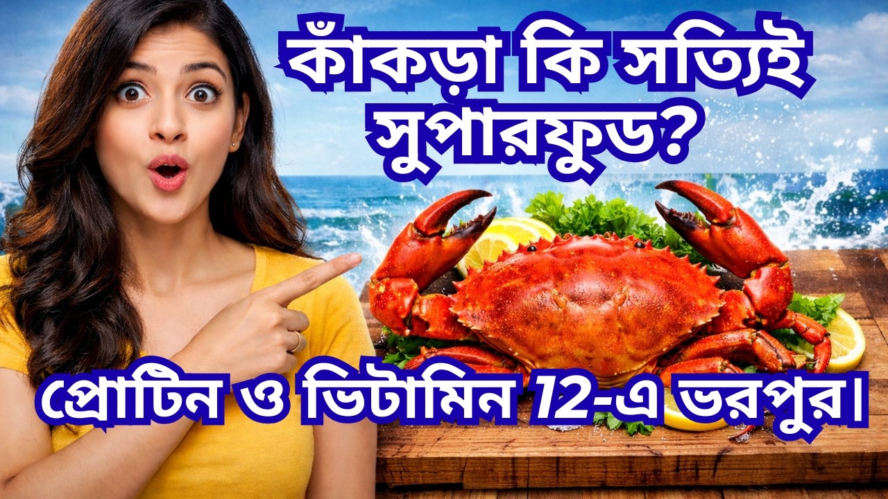 কাঁকড়া কি সত্যিই সুপারফুড ? ৭টি বড় উপকার | পুষ্টিগুণ ও স্বাস্থ্য উপকারিতা | জানুন বৈজ্ঞানিক সত্য |