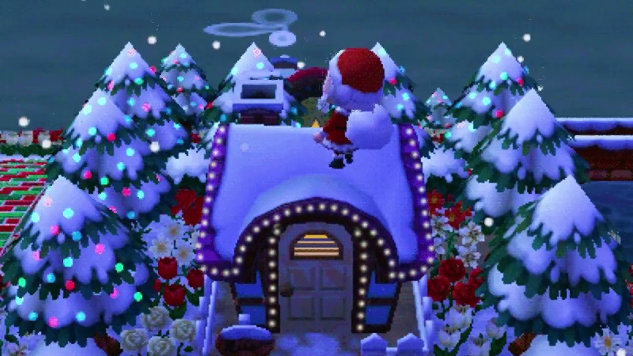Relaxing animal crossing christmas season music, Don't think too much...     (snowfall season)