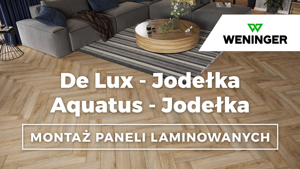 Montaż paneli laminowanych - jodełka - Weninger