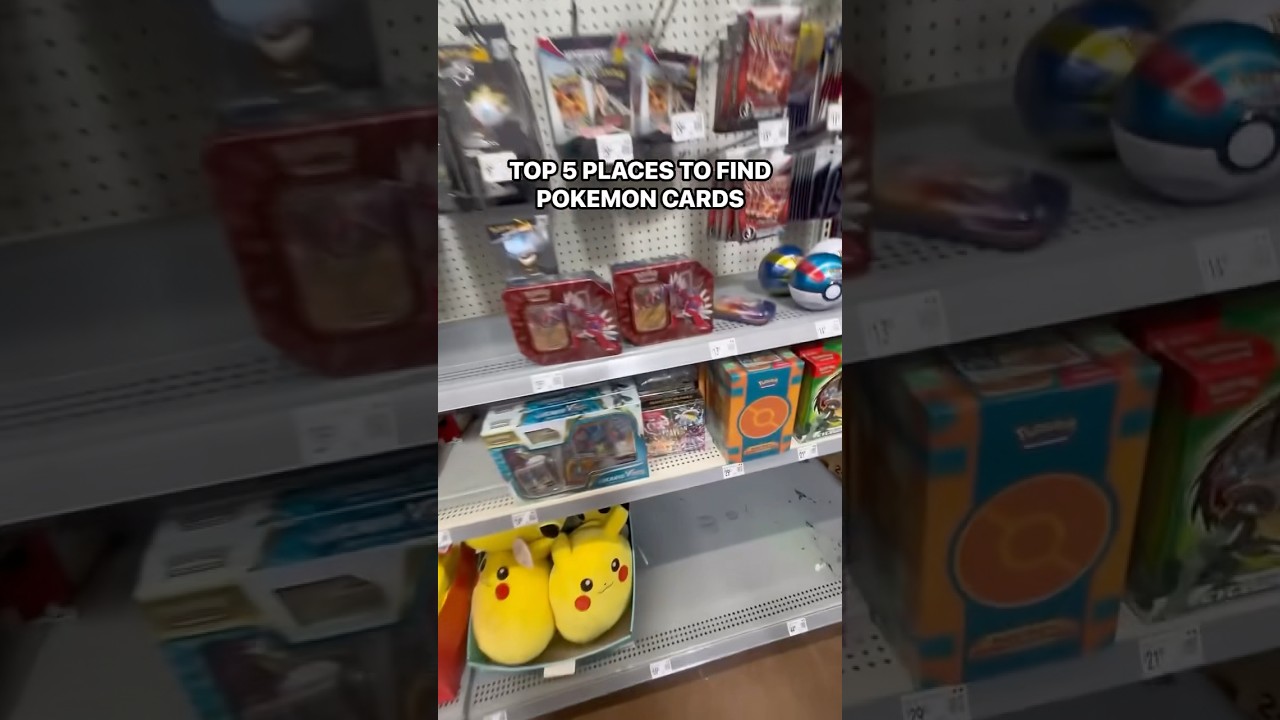 TOP 5 PLACES TO FIND POKEMON CARDS 🔥 (our discord has stock checkers🤫) #pokemon #pokemoncards #tcg