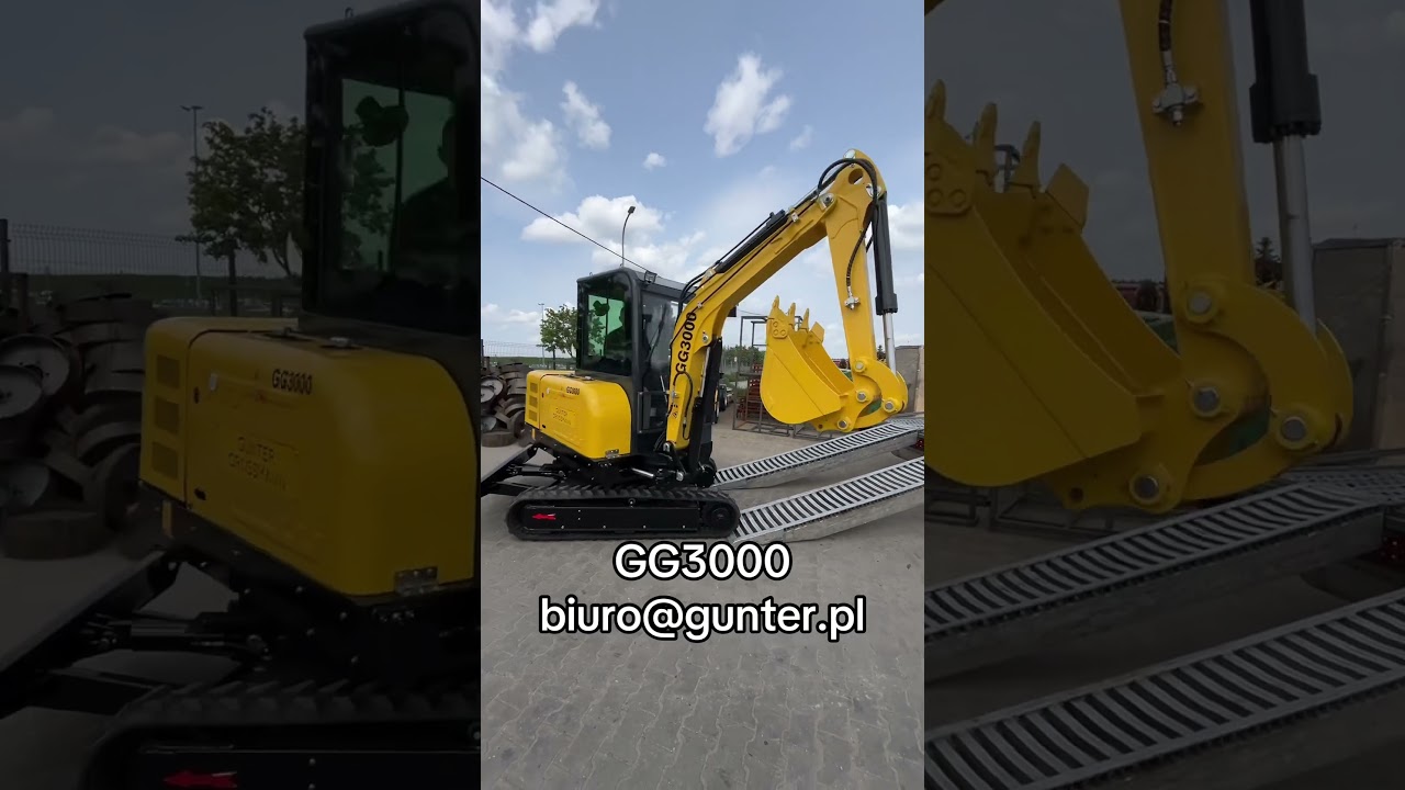 Excavator 3T Gunter Grossmann GG3000 #guntergrossmann #excavator #highquality #machine