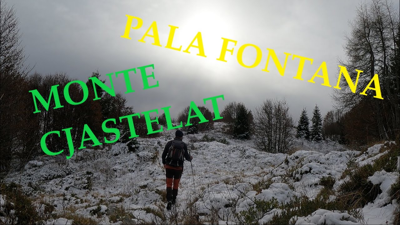 Hiking ad anello monte Cjastelat e Pala Fontana