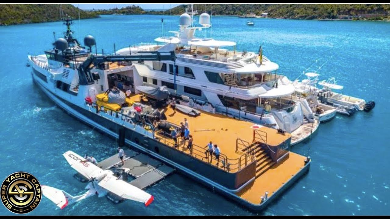INCREDIBLE TOUR ON A SUPER YACHT SUPPORT VESSEL (Captain's Vlog 114)