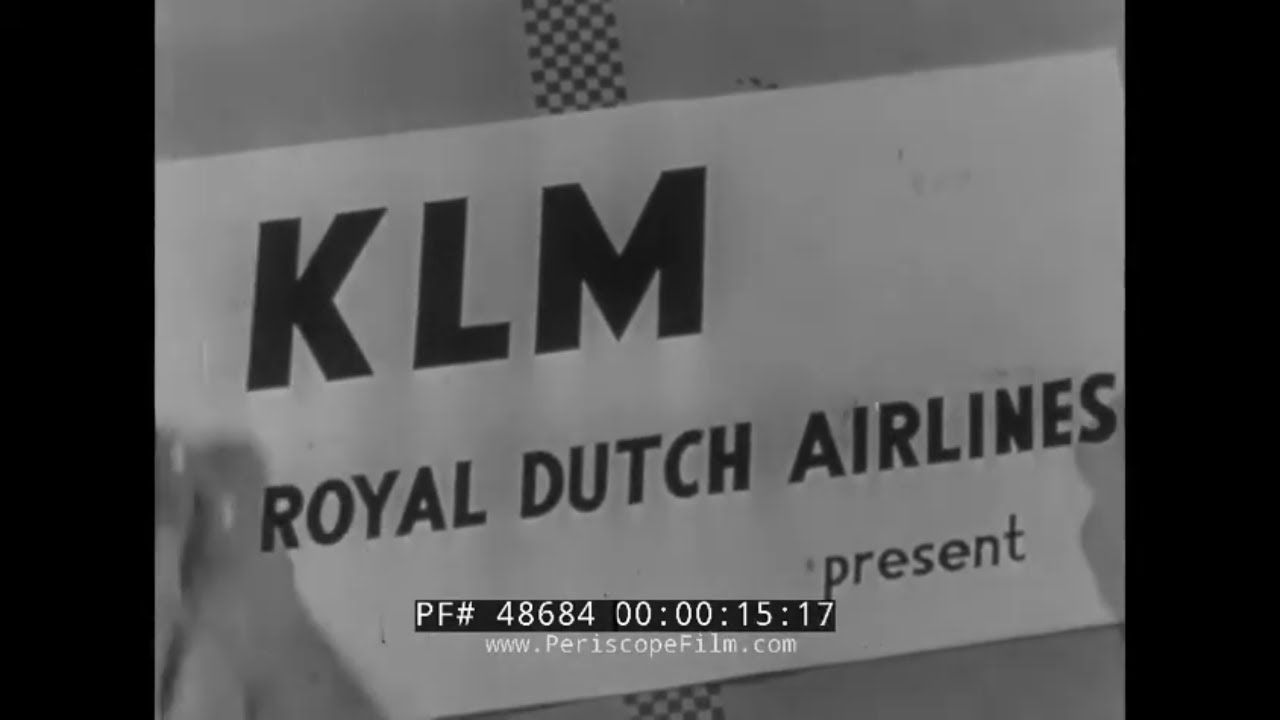 KLM ROYAL DUTCH AIRLINES  AIR FREIGHT 1950s LOOK AT AIR TRANSPORT 48684