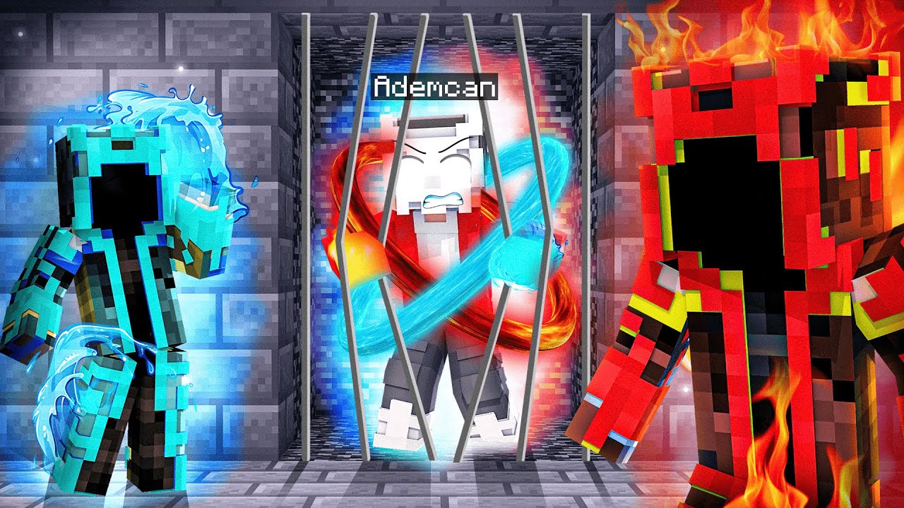 ELEMENTAL BÜYÜCÜLER BENİ HAPSETTİ! Bende AVATAR Olup Onlardan İntikamımı Aldım! - Minecraft