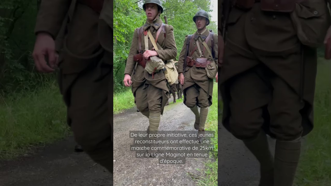 Randonnée en tenue d'époque (1940) sur la Ligne Maginot