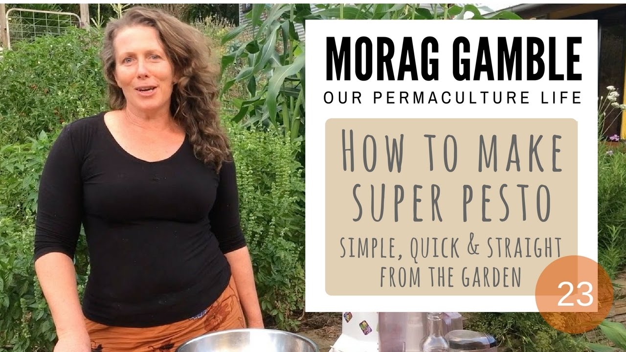 Morag Gamble's super pesto recipe using simple garden greens