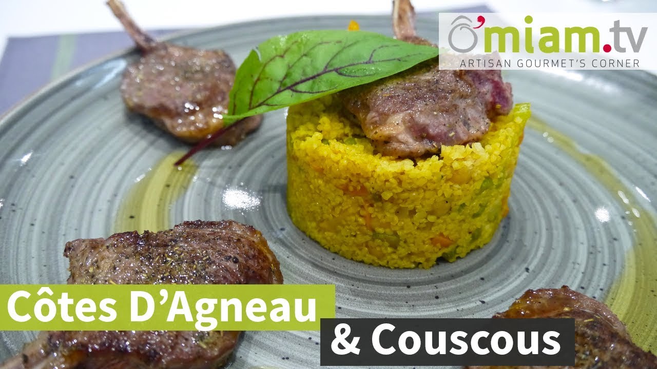 Recette ▶ C&ocirc;tes d'Agneau et Couscous de Boulgour - INRATABLE