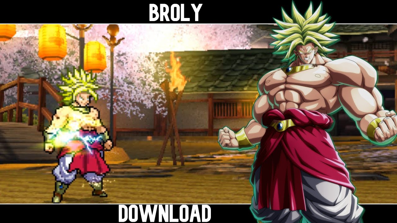 Broly Jus Char Mugen By Salah Uchiha