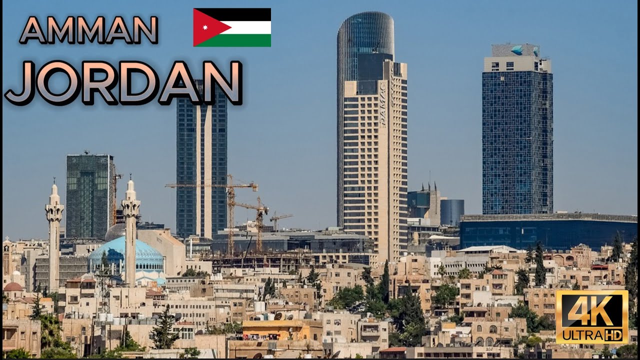 Aerial View of Amman I 4K I Capital of Jordan I Jordan Vlogs I Travel Guide of Jordan