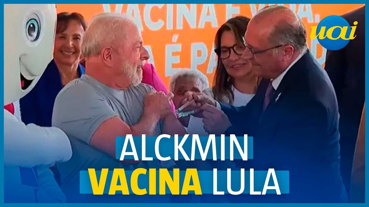 Alckmin vacina Lula com dose de refor&ccedil;o contra Covid-19