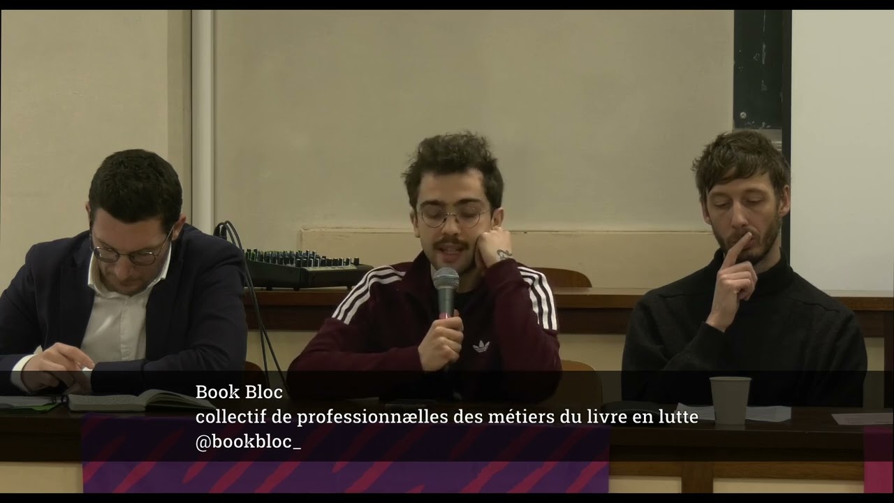 [EXTRAIT 4/9] Extrait de la prise de parole du Book Bloc, l’AG des travailleureuses de librairies