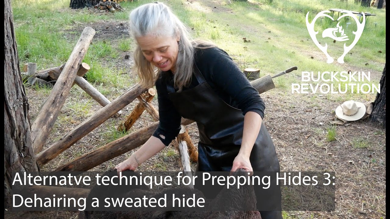Alternative Technique for Prepping Hides 3: Dehairing