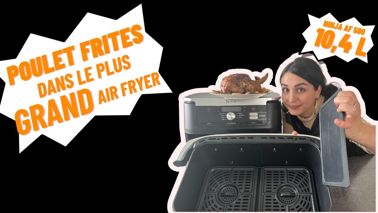 ✨LE PLUS GRAND AIRFRYER DU MONDE 😱: La NINJA FOODI FLEX MEGAZONE 10,4L AF500