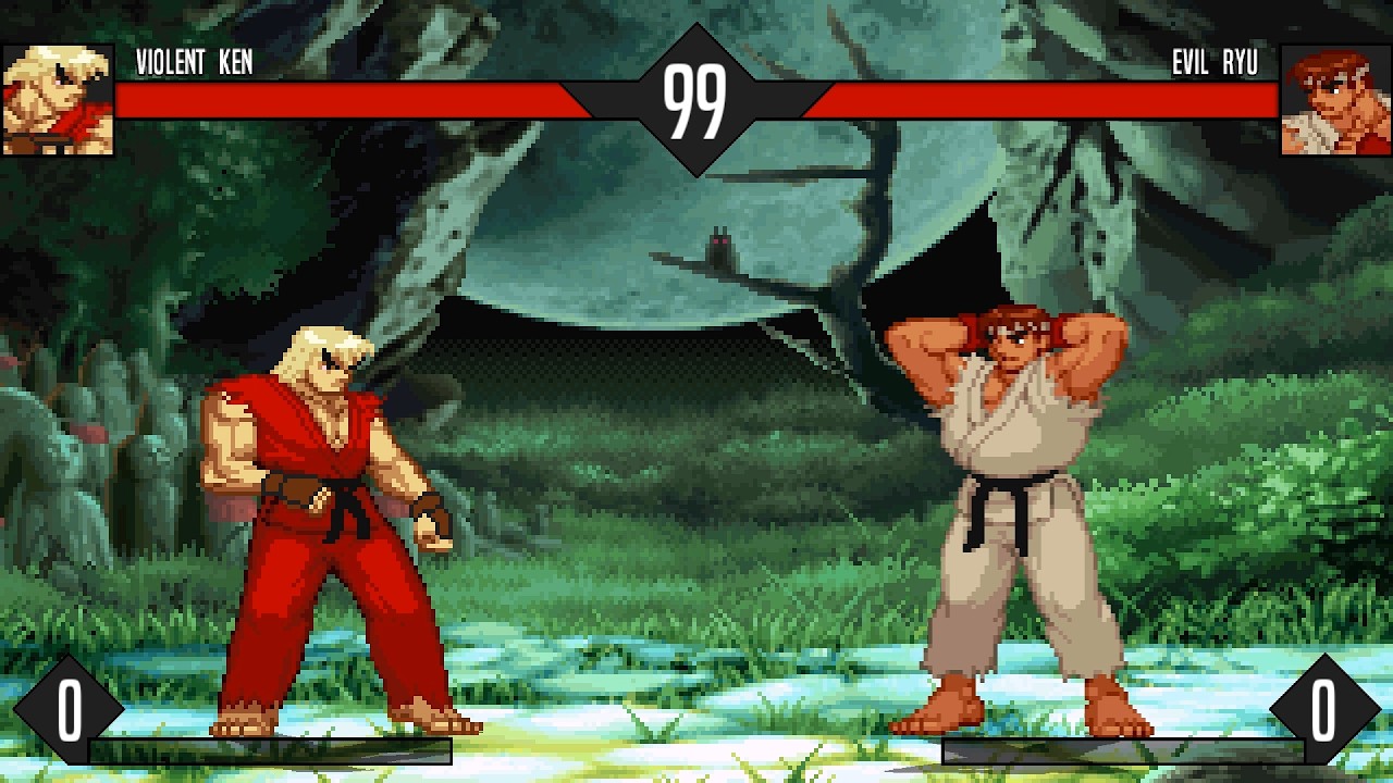 MUGEN - Scar's Violent Ken vs. Mattasaur's Evil Ryu - Download