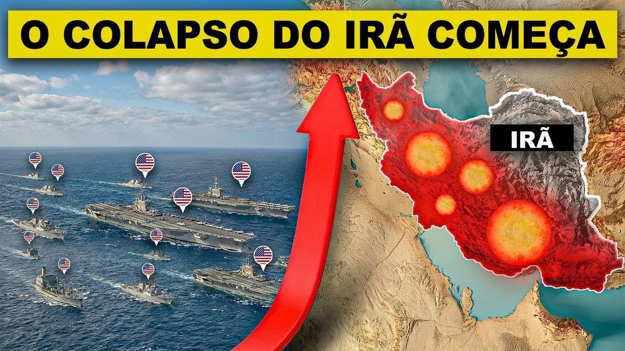 Algo GRANDE aconteceu no Irã... Caos total toma conta do país