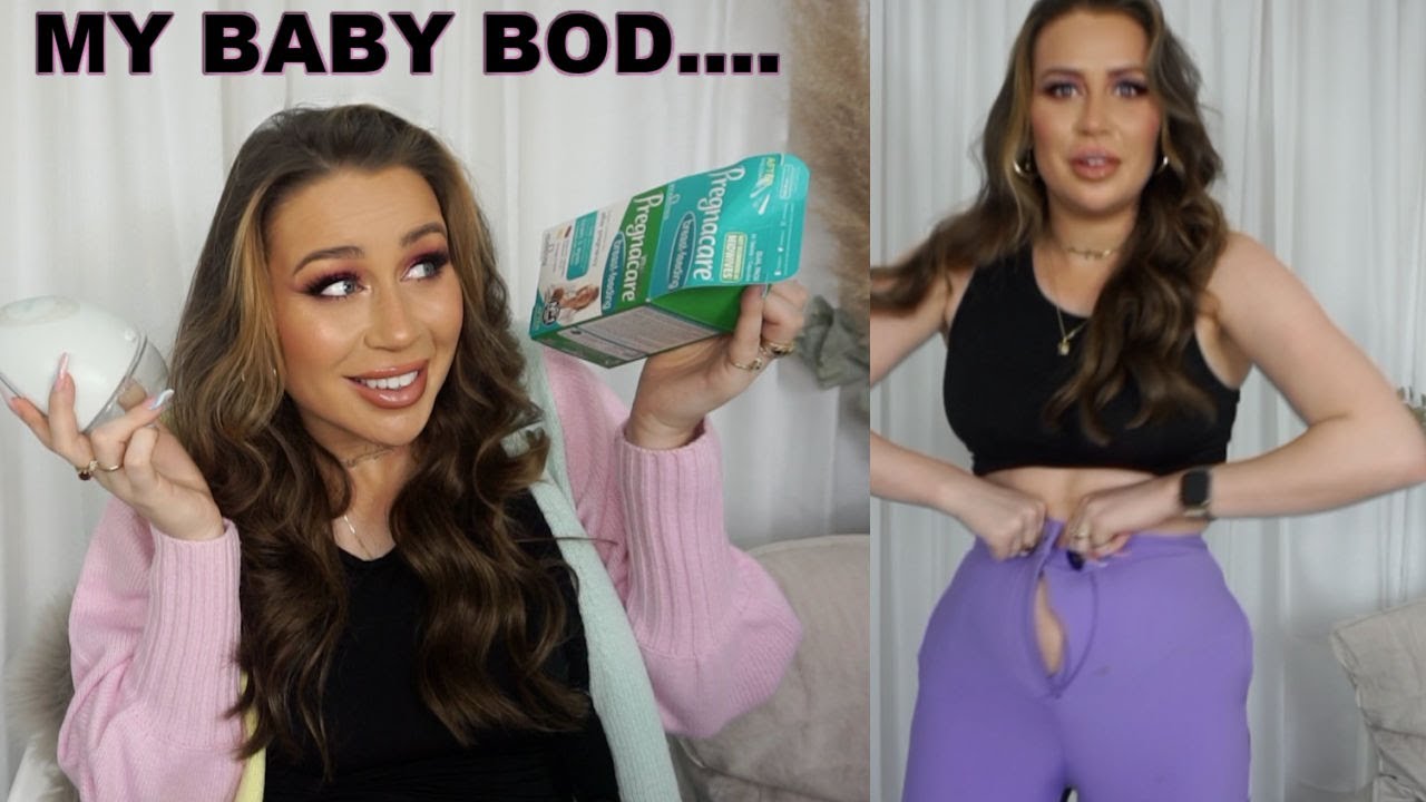 MY POST PARTUM BODY! TRYING ON MY PRE PREGNANCY CLOTHES AND TOP BODY RECOMMENDATIONS... *TMI SOZ*🙈
