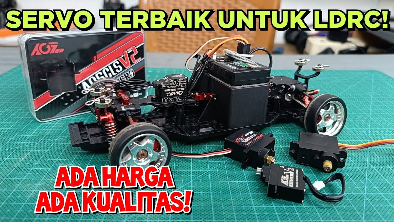 LDRC PAKAI CORELESS DIGITAL SERVO ONISIKI! INI BARU SERVO!