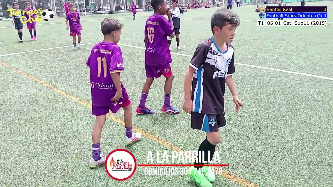 Primer tiempo Santos Real [0] vs Football Stars Oriente (C) [0]