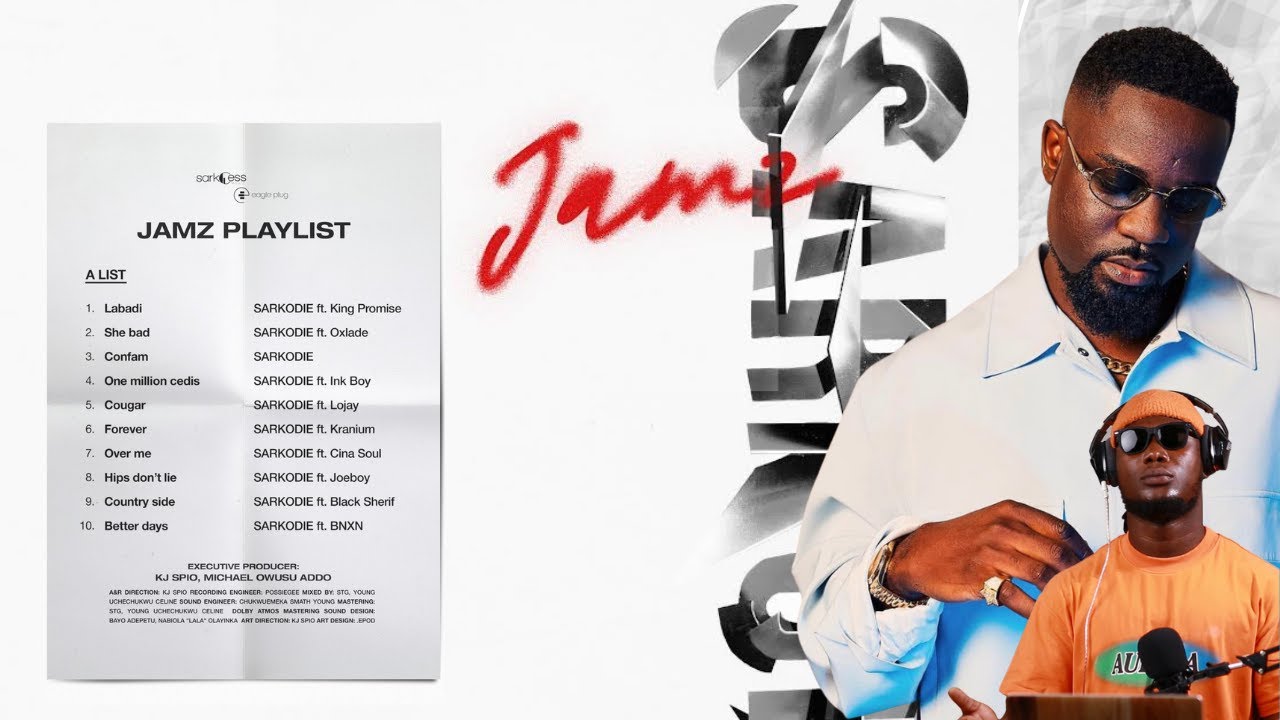 Sarkodie - Jamz Album on fire || FULL ALBUM REACTION