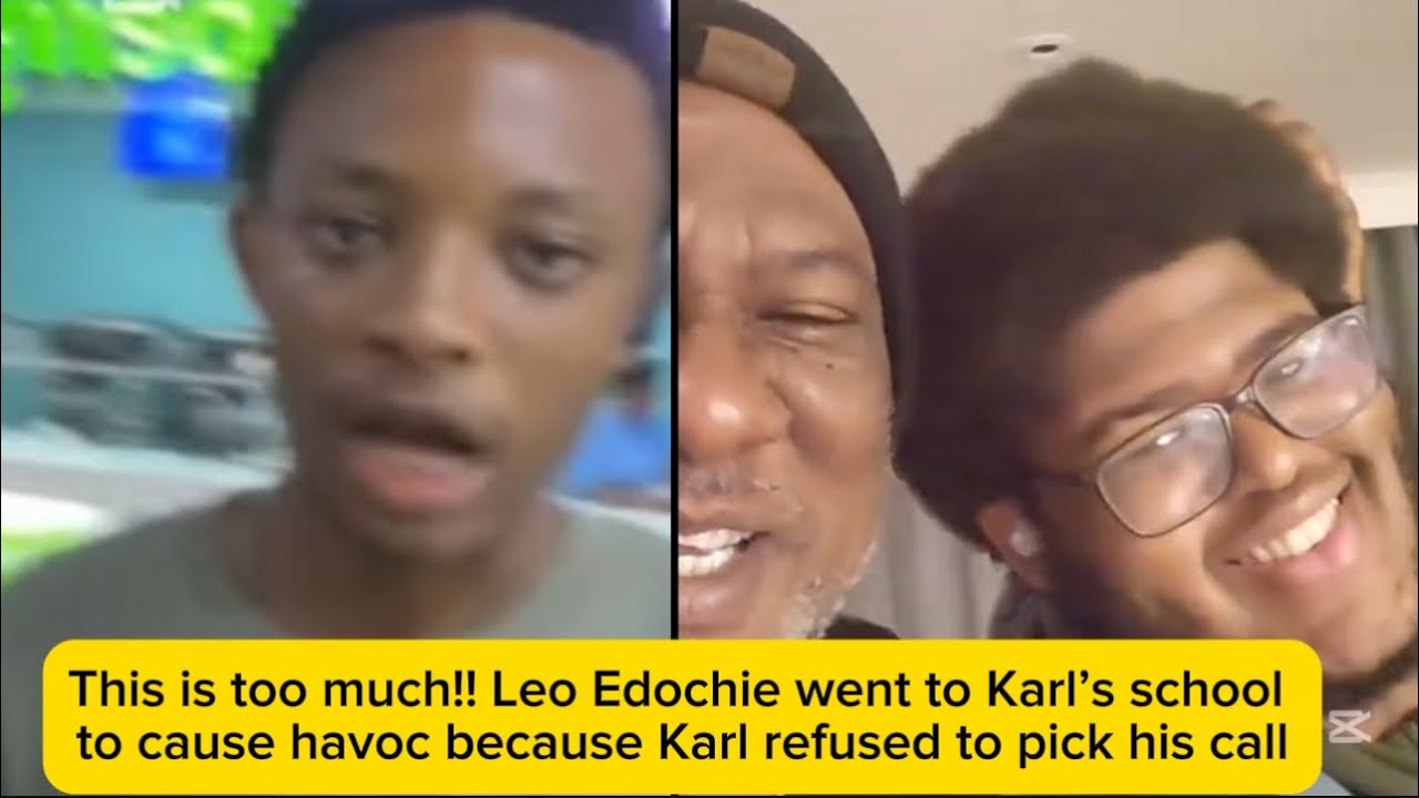 This is too much!! Leo Edochie went to Karl's school to cause havoc because Karl refused to pick…