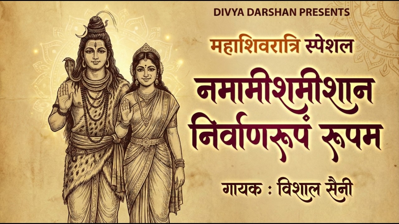 नमामीशमिशान निर्वाण रूपं | Rudrashtakam रुद्राष्टकम ।। रचनाकार - गोस्वामी तुलसीदास जी | Vishal Saini