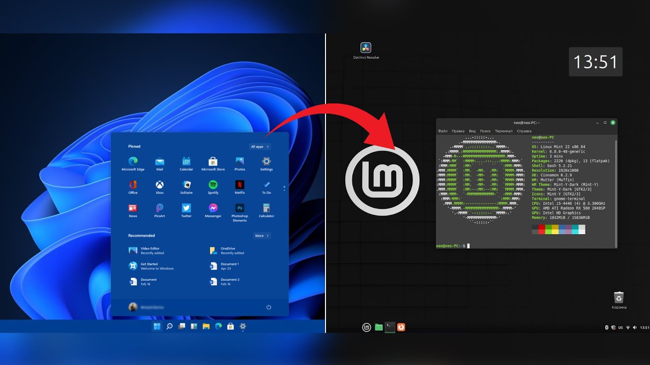 Пробую LINUX потому что мне надоел windows