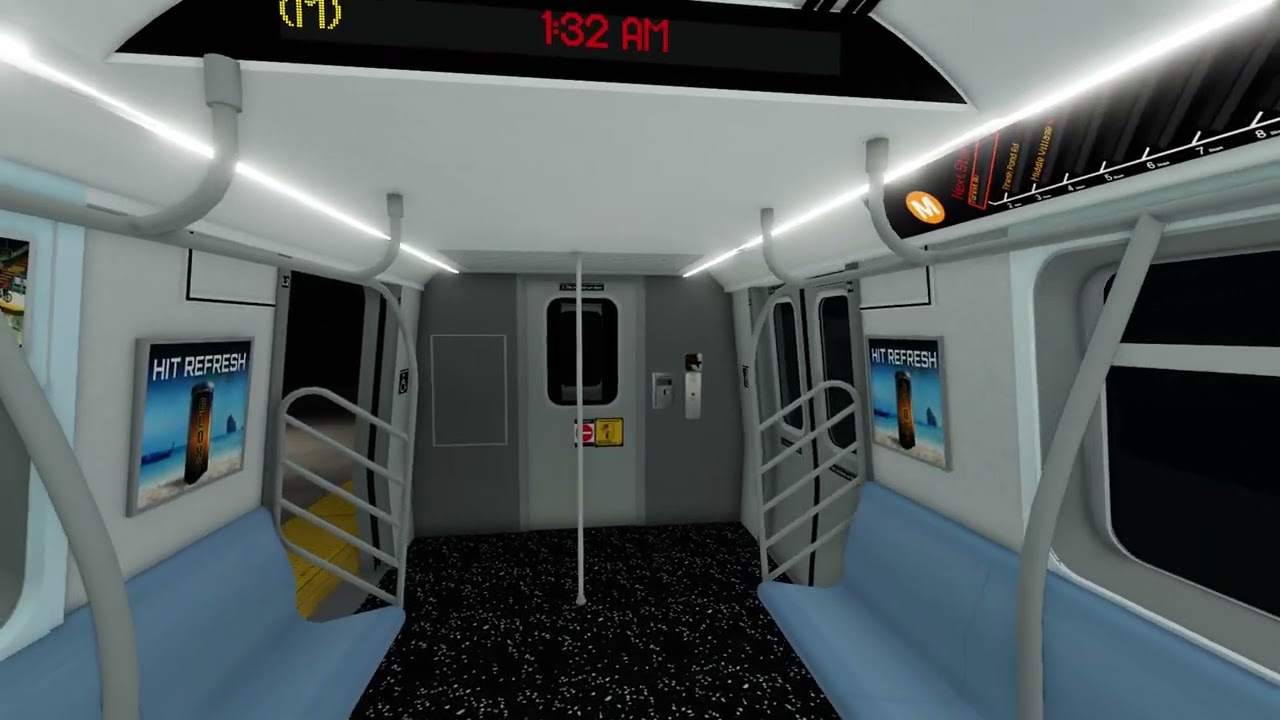 [ROBLOX][MTAoR] Operating on a R160A Alstom 4 cars in BMT Eastern Division Game. [READ DESCRIPTION]