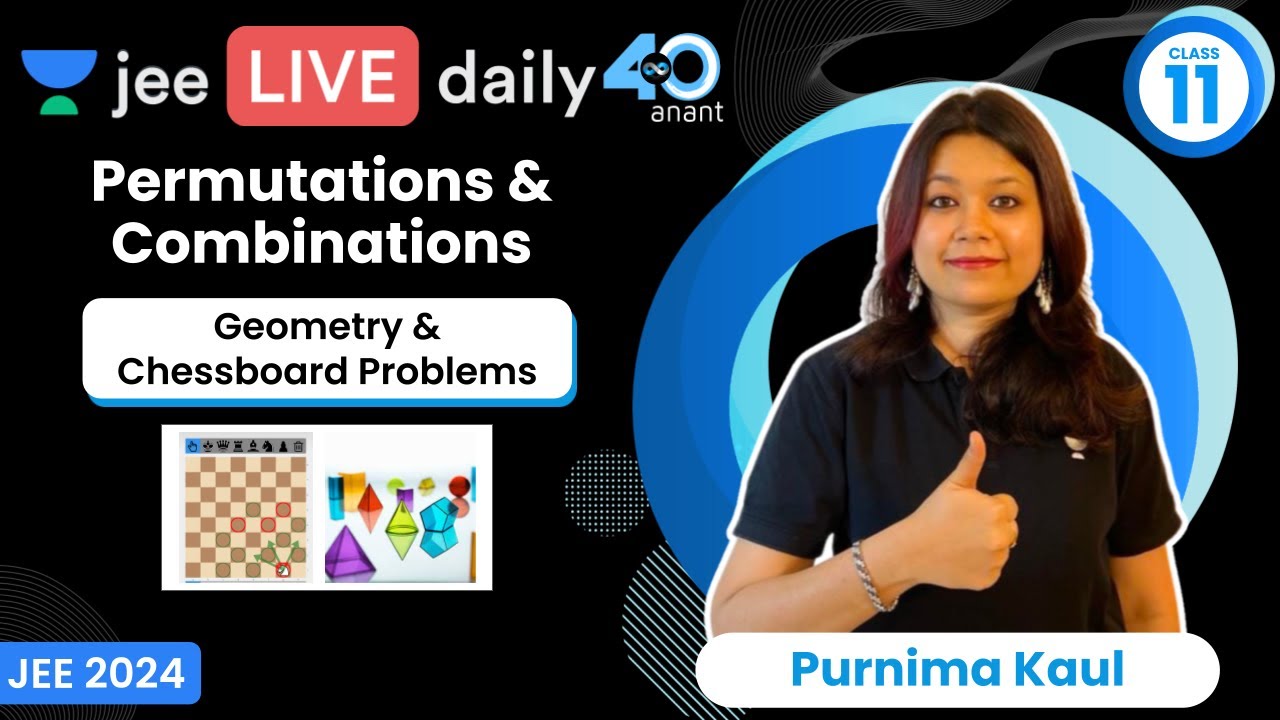 Permutations & Combinations L5 | Geometry & Chessboard Problems | 