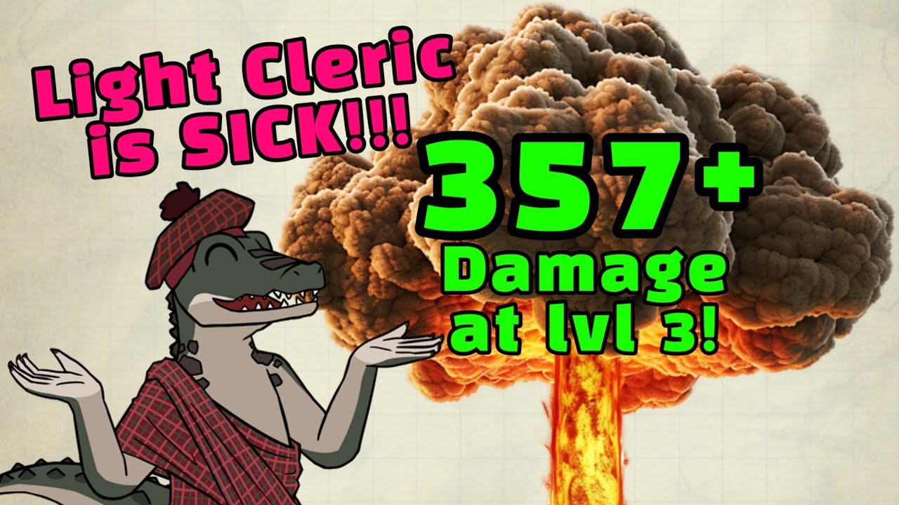 Light Cleric is the Strongest Tier 1 Subclass in D&D 2024 Player's Handbook!