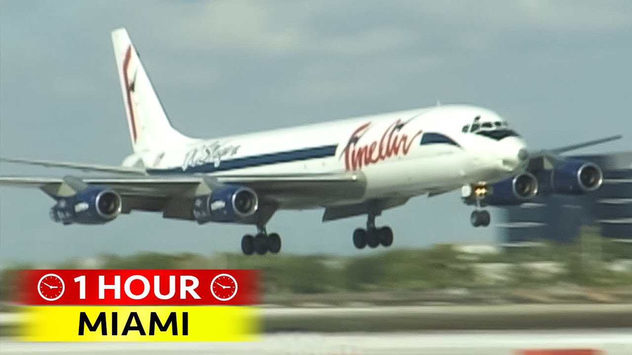 1 Hour of Plane Spotting at MIAMI (1997)