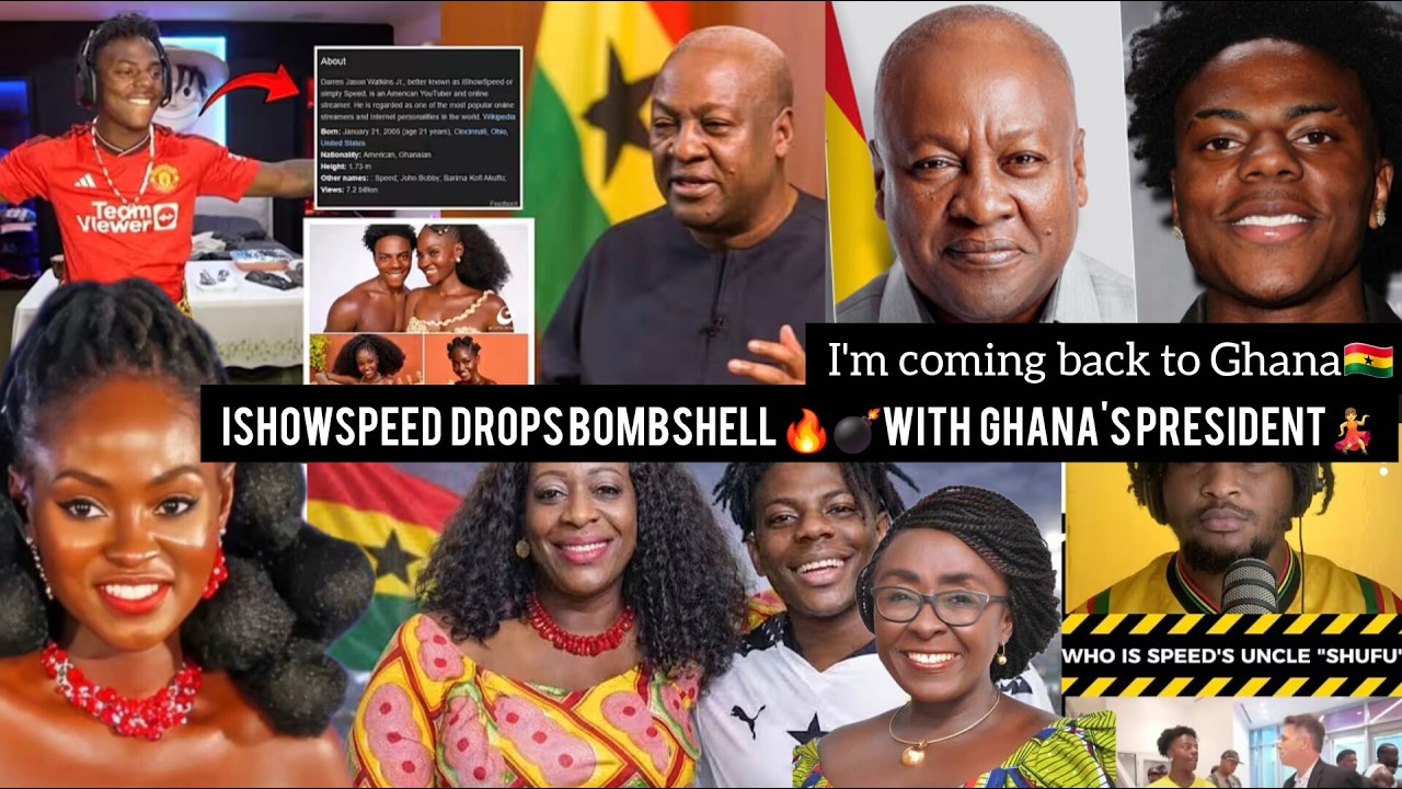 ECHOKE🔥💃NAIJA🇳🇬PANIC😱AS ISHOWSPEED COLLABORATES WITH GHANA'S🇬🇭PRESIDENT