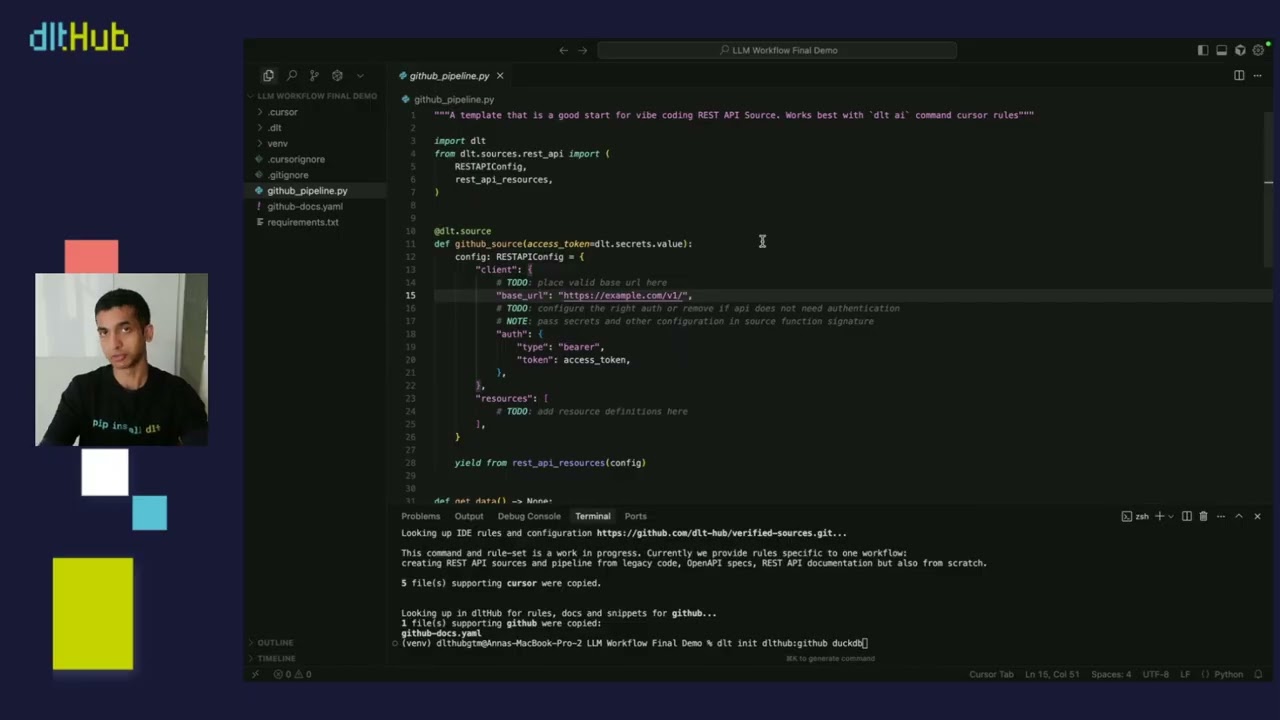 GitHub API → DuckDB → Reports in One Workflow (No Code Written) | Data Valentine Challenge Day 3