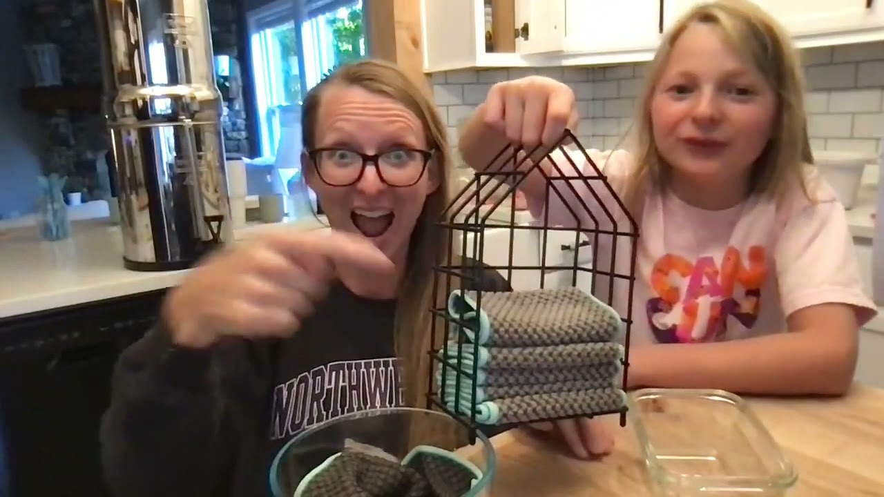 😲  Norwex Counter Cloths experiment!  😲