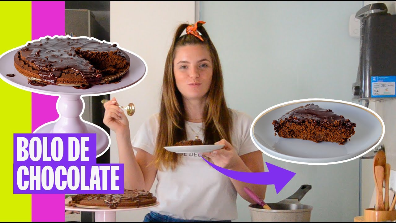 BOLO DE CHOCOLATE SIMPLES FOFINHO VEGANO