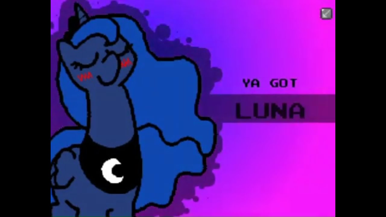 Luna como pegar/how to did Banned From Equestria
