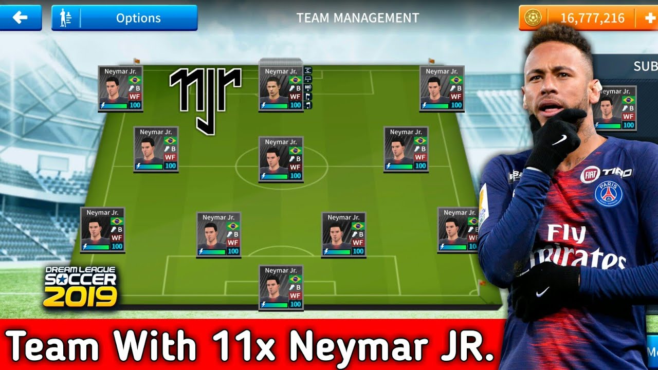 Team Of Neymar | Team With 11 Neymar In Dream League Soccer 2019