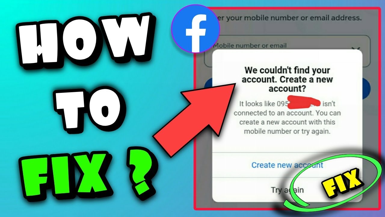 HOW TO FIX WE COULDN'T FIND YOUR ACCOUNT PROBLEM?