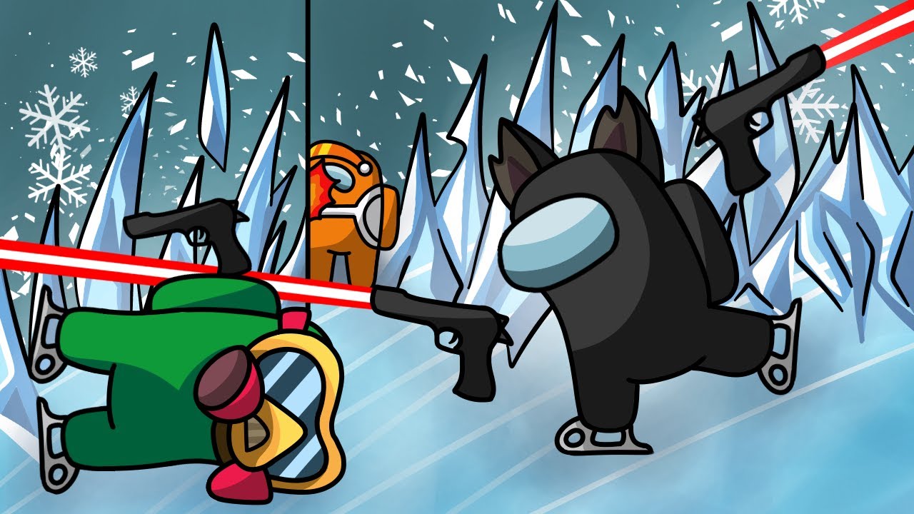 Among Us with an ICE RINK (mods)