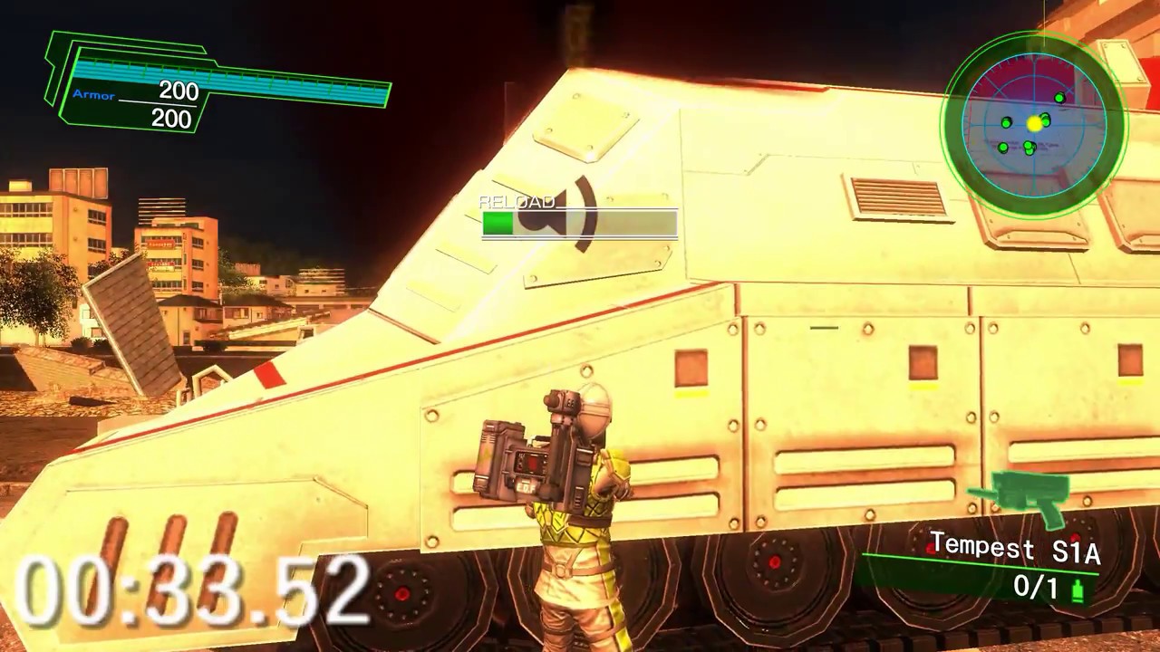 Earth Defense Force 4.1 High-Speed INFERNO Online Solo Speedrun 33.52