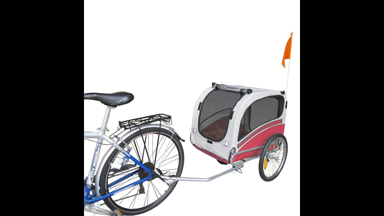SNOOPY - Rimorchio da bici per cani MONTAGGIO STRUTTURA
