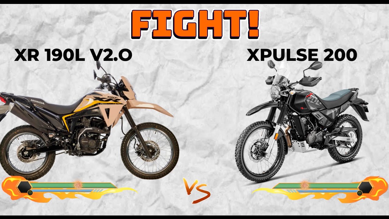 🔥¡BATALLA DEFINITIVA! 💥HERO XPULSE 200 PRO Vs HONDA XR 190L V2.O