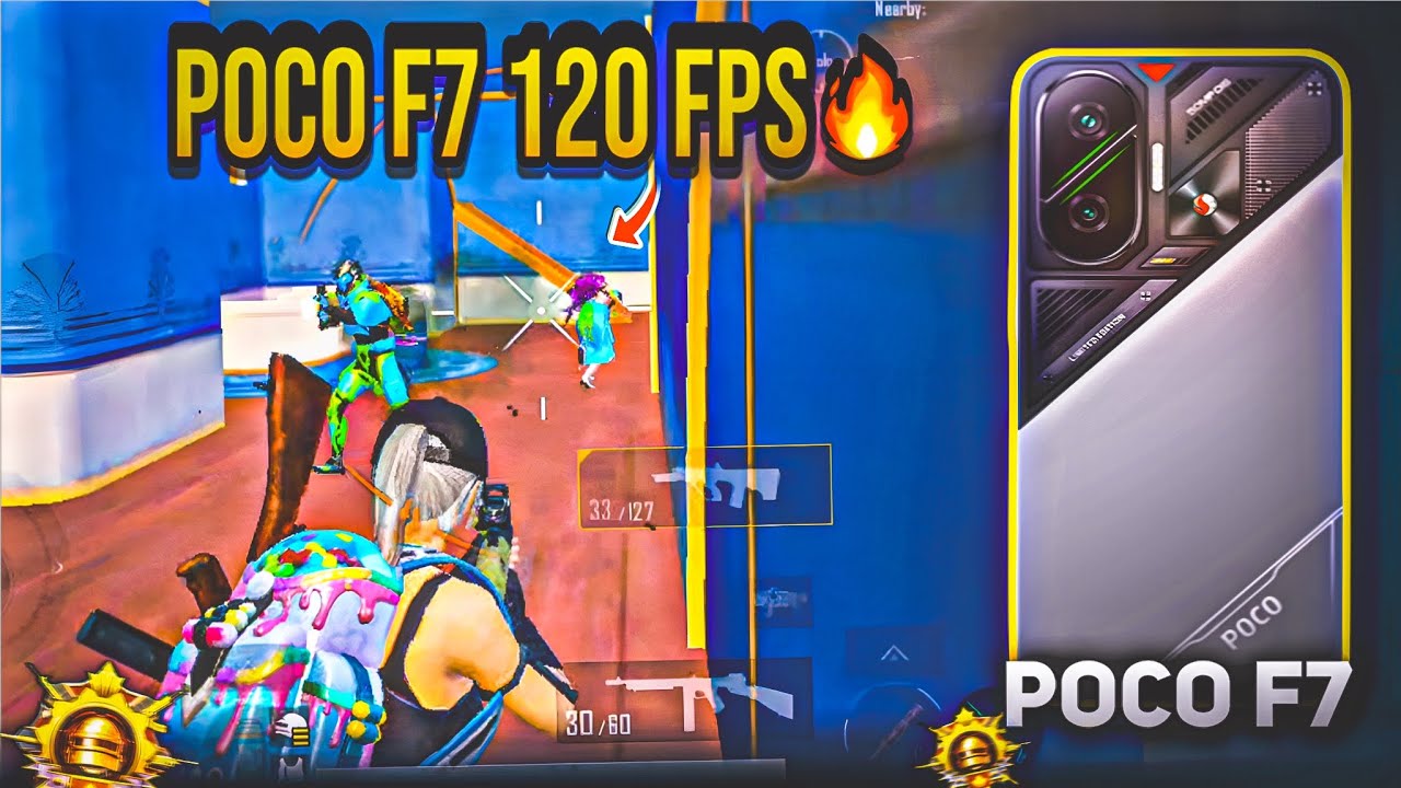Insane PUBG Mobile gameplay Highlights on POCO F7 💥 || POCO F7 PUBG TEST | POCO F7 120 FPS PUBG