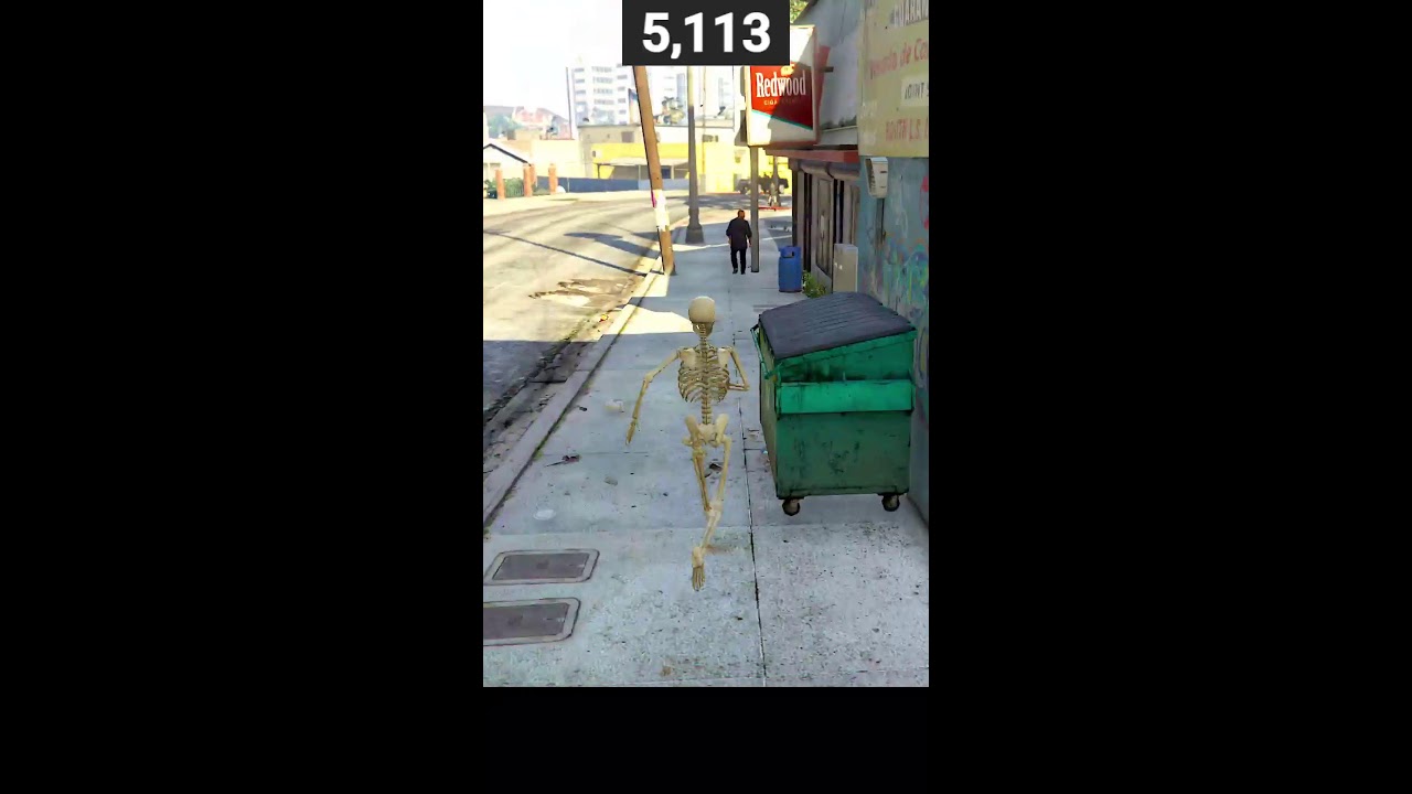 SKELETON IN GTA V