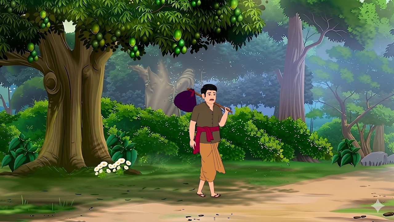 वफादार बंदर और गरीब की तकदीर ।। Hindi Kahani | Moral Story | Cartoon Kahaniya ||