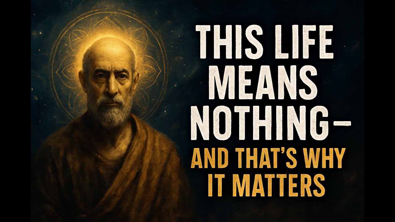 This Life Means Nothing &mdash; And That&rsquo;s Why It Matters
