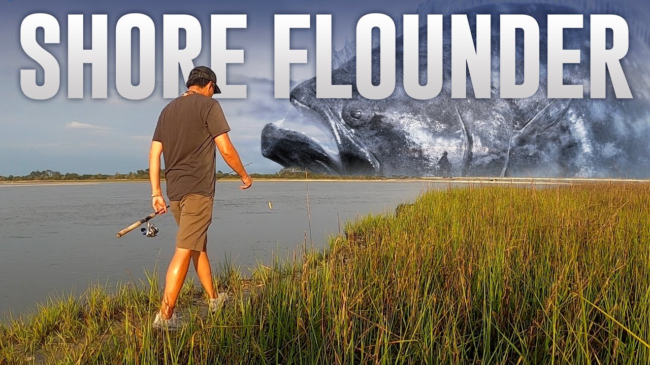 EPISODE 1 : Catching FLOUNDER from Shore all over Jacksonville, FL + Explored a Haunted Mansion